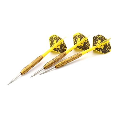 CUESOUL Big Beast 90% 26g/27g Steel Tip Tungsten Dart Set with Dart Case - color: Gold-26g