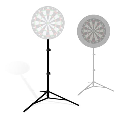 Dartboard Stand, Heavy Duty Portable Dart Board Holder with Adjustable Height (34" to 74"), Dart Board Stand for Adults, Stable Tripod Design, Easy Assembly for Travel, Outdoor, Home & Bar Games