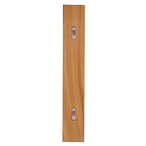 Steel Scoreboard Nailed on a Beech Board with Magnetic Score Keepers for Cornhole and Other Games (17" H x 2.75" W)