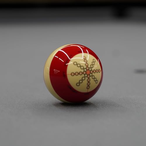Aiming Trainer Ball – Pool Cue Practice & Tip Accuracy Training, 2.25” Standard Size, Track Cue Contact for Beginners & Amateurs