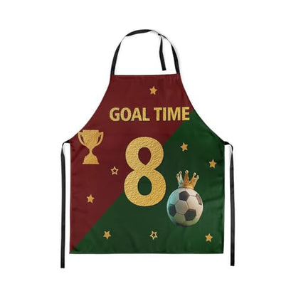 Manfei Baseball Kids Kitchen Apron - color: Red