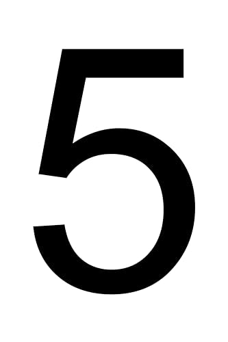 Reskid Extra Large Number Cards 0-9 | Huge 12x18 Inch Black Digits | Set of 50 | Includes + - = Signs | Classroom Bulletin Board Math Practice, Number Recognition, Elementary Teaching Resource