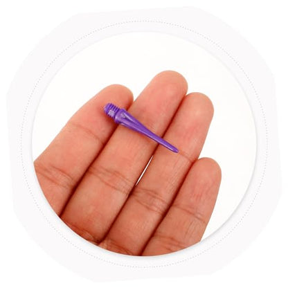 VICASKY Soft Head Points Needle with Tip Accessories Replacement Soft Needles Parts Supplies Flight Heads - color: Purple