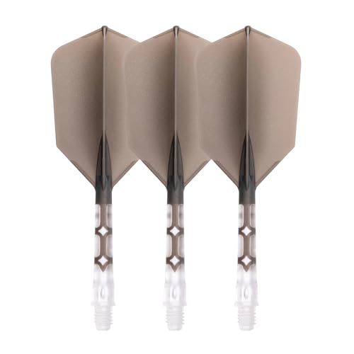 CUESOUL ROST T19 Integrated Dart Shaft and Flight Slim Shape M Size 28mm - color: Grey