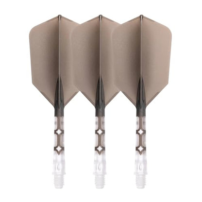 CUESOUL ROST T19 Integrated Dart Shaft and Flight Slim Shape M Size 28mm - color: Grey