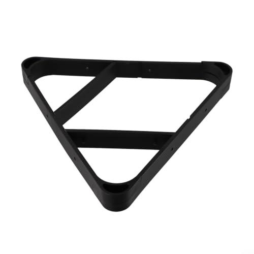 Billiard Ball Rack for 8-Ball Triangle 9-Ball Diamond High-Strength Plastic Pool Table Accessory for Standard 2-1/4 Inch Balls Tool-Free Setup