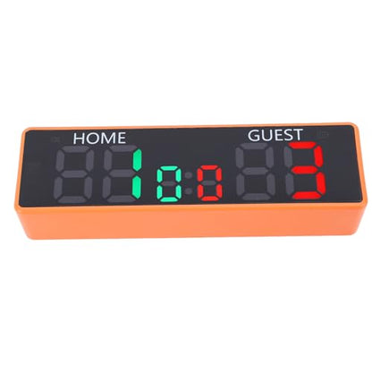 Zunate Mini Digital Scoreboard 6 Digits, Portable Tabletop for Board Games and Competitions, Battery Powered with Rechargeable USB C and Loud Buzzer