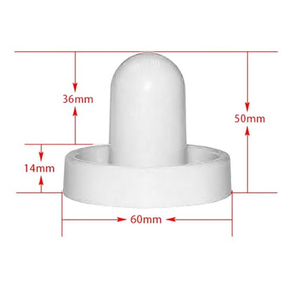 2xAir Hockey Pushers and Air Air Hockey Paddles Slider Pusher Small Size Goal Handles Pushers for Game Tables - size: 2 Pcs