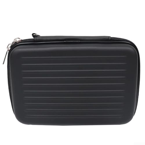 Compact Hard Shell Darts Case with Mesh Pockets, Portable Organizer Bag for 6 Darts Shafts Flights Tips Steel and Soft Tip