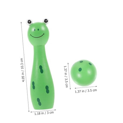 POPETPOP 1Set Cartoon Bowling Adorable Bowling with Cartoon Pins Fun Indoor Sports Game for for Young