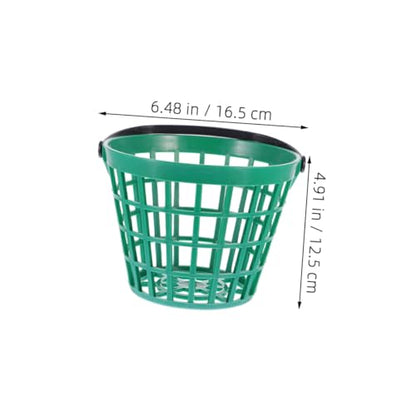 Luxshiny 2pcs Plastic Golf Basket Lightweight Storage Holder for Golf Multi-use Organizer for and Tennis Outdoor Accessory - size: 16.50X16.50X12.50CM
