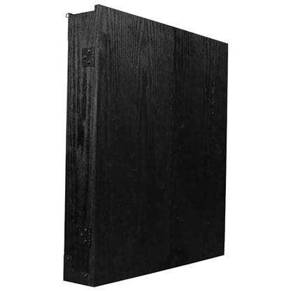 Ruthless | Dart Board Cabinet | Professional Heavy Duty Square Black Dartboard Storage