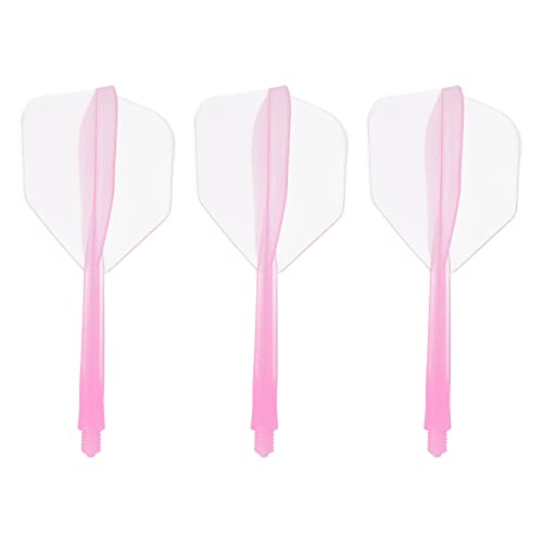 PATIKIL Integrated Dart Shaft & Flights, Pack Lightweight Plastic Dart Flight Set - color: Pink