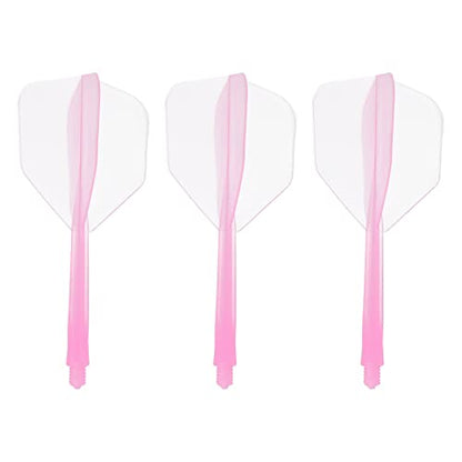 PATIKIL Integrated Dart Shaft & Flights, Pack Lightweight Plastic Dart Flight Set - color: Pink