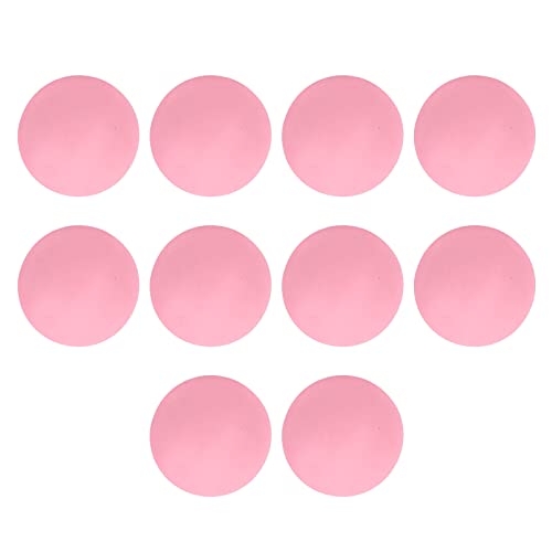 Drfeify EVA Foam Balls, 10pcs 65mm Soft Practice Balls with High Hit and Abrasion Resistance for Indoor Outdoor Training, Kids and Pets Play - color: Roseate