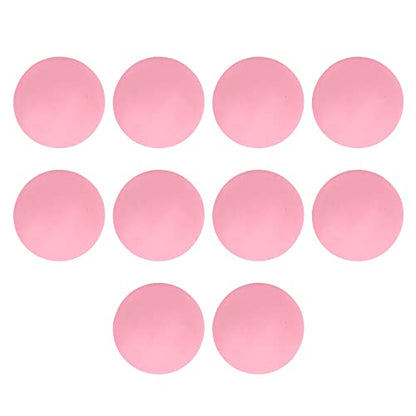 Drfeify EVA Foam Balls, 10pcs 65mm Soft Practice Balls with High Hit and Abrasion Resistance for Indoor Outdoor Training, Kids and Pets Play - color: Roseate