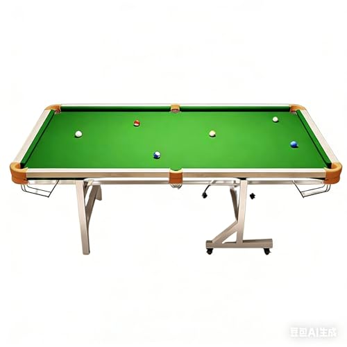Regulation Pool Table, Professional Billiard Table with Premium Accessories, Easy Assembly for Home Game Room Bar Garage - size: N