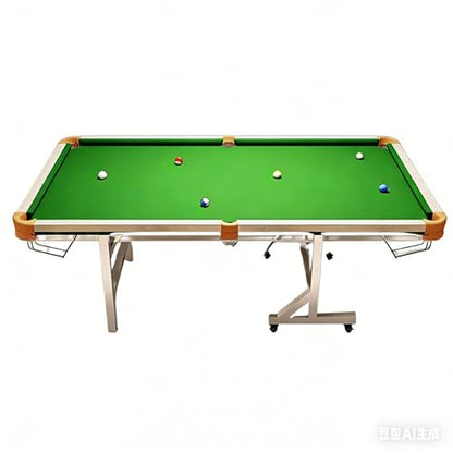 Regulation Pool Table, Professional Billiard Table with Premium Accessories, Easy Assembly for Home Game Room Bar Garage - size: N