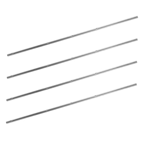 4pcs Foosball Table Handles Soccer Rod Metal Foosball Rods for Football Table Replacement Parts