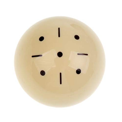 Black Dot Practice Training Billiard Pool Cue Ball 2 1/4'' 6 oz