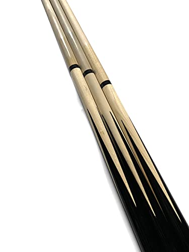 2 Piece Short Wooden Stick Pool Billiard Bridge Stick Billiard House Cue Sticks (48" 2 Piece)