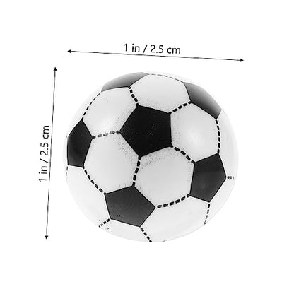 10pcs Injection Small Footballs Foosball Table Balls Mini Sports Balls Boys and Girls Soccer Game Foosball Accessories