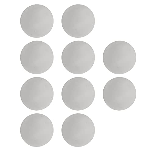 Drfeify EVA Foam Balls, 10pcs 65mm Soft Practice Balls with High Hit and Abrasion Resistance for Indoor Outdoor Training, Kids and Pets Play - color: Grey