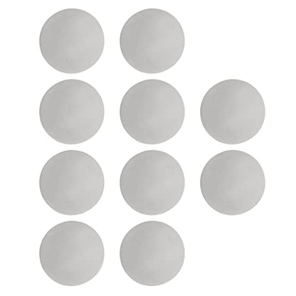 Drfeify EVA Foam Balls, 10pcs 65mm Soft Practice Balls with High Hit and Abrasion Resistance for Indoor Outdoor Training, Kids and Pets Play - color: Grey