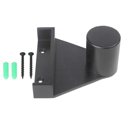 FABULETTA Wooden Snooker Rack Wall Mounting Storage For Pool Triangle And Chalk Holder Billiards Accessory Organizer Space Saving Design Brown(Black)