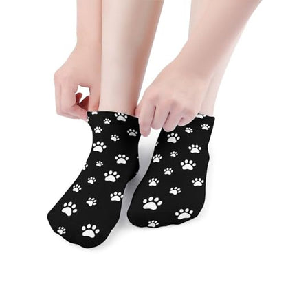 5 Pairs Women’s Low Cut Ankle Socks, Soft Athletic No Show for Running Yoga Daily Wear - color: Picture (18)