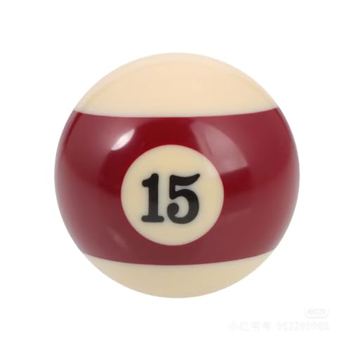 Replacement Billiards Ball, 2-1/4" Regulation Size, Object Balls with Cue Ball & Billiard #8 Ball, Standard Billiards Ball Accessories - color: 15