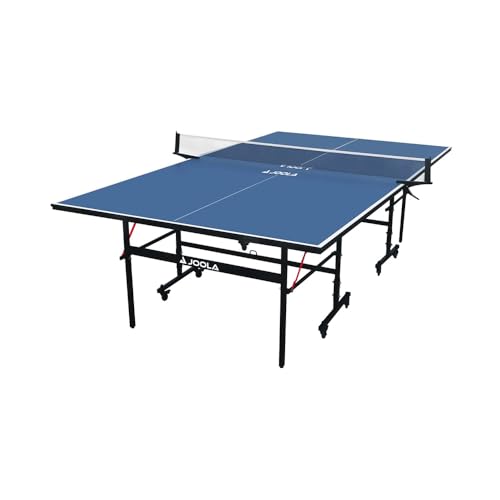 JOOLA Inside Professional MDF Indoor Ping Pong Table with Quick Clamp Table Tennis Net and Post Set - 10 Minute Easy Assembly - Tournament Quality - Foldable with Single Player Playback Mode - color: 13mm
