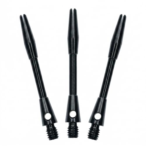 Viper Performance Wire Dart Shafts, Solid Lightweight 7075 Aluminum Alloy, Includes 3 Shafts, Complete with Grip Tight O-Rings - color: Black