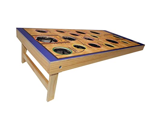 Two-Game Set - Basketball + Golf Bean Bag Toss Games by DEEP SHOT Games