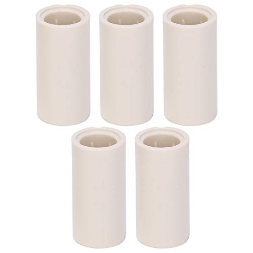 VGEBY 40pcs Billiard Cue Ferrules, White Fiber Pool Cue Stick Ferrules Set Rod Repairing Tool Tubes Billiard Accessories - color: as picture shown