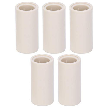 VGEBY 40pcs Billiard Cue Ferrules, White Fiber Pool Cue Stick Ferrules Set Rod Repairing Tool Tubes Billiard Accessories - color: as picture shown