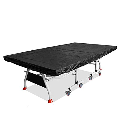 NINEFOX Outdoor Table Tennis Table Cover Waterproof & Dustproof, Breathable Polyester Protective Cover for Indoor & Outdoor Use, 280x150cm/110.2x59in