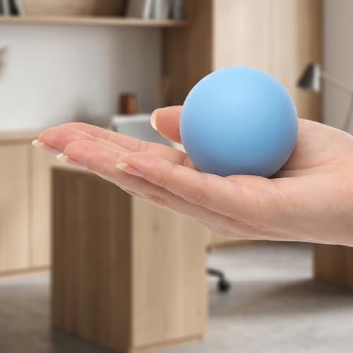 50pcs Frosted Table Tennis Balls: No Print 40mm Seamless Table Tennis Balls - Plastic White Light Blue Game Participants- Decoration Supplies for Games Party