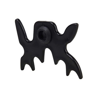 Imperial Billiard/Pool Cue Accessory: Slip-On/Portable Moosehead Bridge Head, Plastic , Black