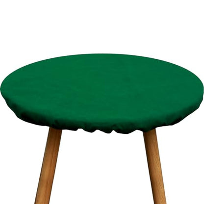 Felt Card Table Game Cover, 36 Inch Round Tablecloth Poker Table Cover Fit 36-48 Inch Game Table Topper Mat ,Elastic Card Game Table Protector Foldable Poker Table Cover Protector for Playing Cards