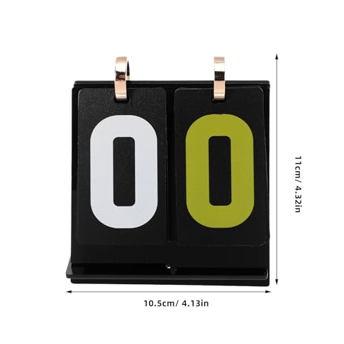 Portable Card Game Score Keeper with Manual Flip 2-Digit Display, Plastic Scoring Tool Featuring Precise Scoring and Smooth Flipping Mechanism for Tabletop Competitions and Gaming