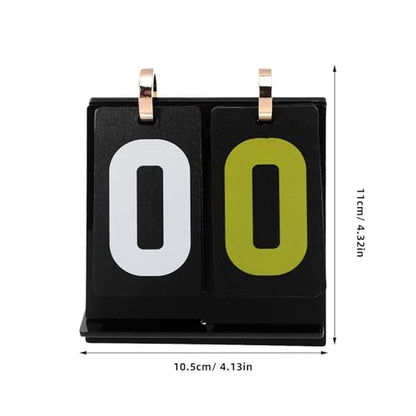 Portable Card Game Score Keeper with Manual Flip 2-Digit Display, Plastic Scoring Tool Featuring Precise Scoring and Smooth Flipping Mechanism for Tabletop Competitions and Gaming