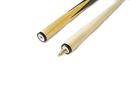 Set of 4 Pool Cues 58" Billiard House Bar Cue Sticks, 2-Piece Pool Cue