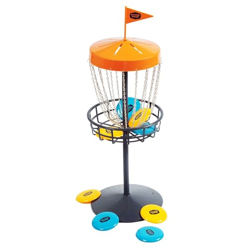 Outside Inside Freestyle Mini Disc Golf Game – Portable Mini Disc Golf Set with Collapsible Target, 8 Discs & Carry Bag – Ideal for Camping, Backyard Fun, and Travel-Friendly Entertainment