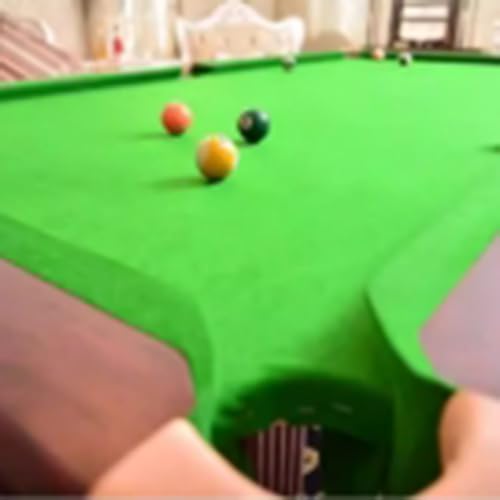 Heavy Duty Pool Table, High-Density Billiard Table with Anti-Slip Legs for Home Game Room & Bar - color: O
