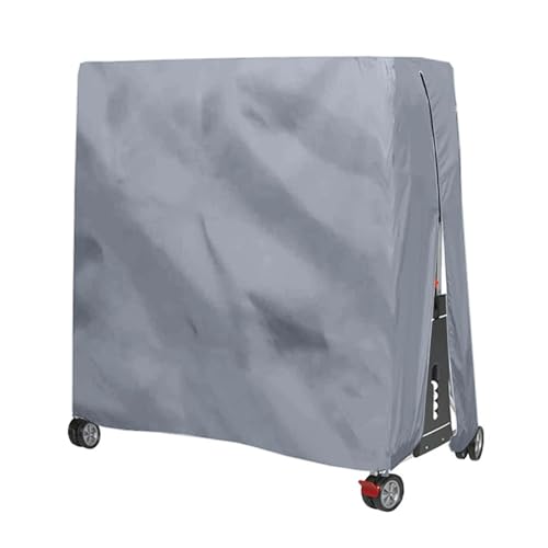 210D Oxford Fabric Table Tennis Cover Waterproof Folding Dustproof Zipper Heavy Duty for Indoor Outdoor