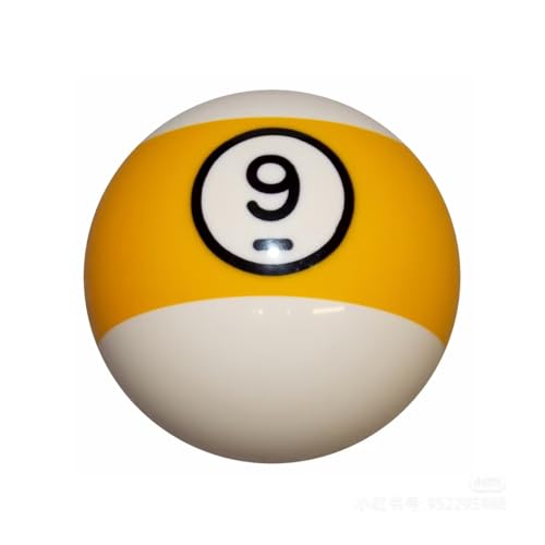 Replacement Billiards Ball, 2-1/4" Regulation Size, Object Balls with Cue Ball & Billiard #8 Ball, Standard Billiards Ball Accessories - color: 9
