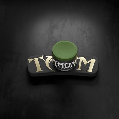 Taom Magnetite Billiard Pool Cue Chalk Holder with Cup in Branded Box, Black