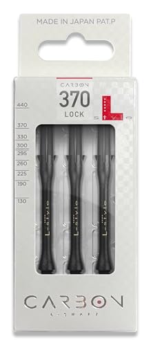L-style L-Shaft Carbon Dart Shafts - Locked - Set of 3 - size: Slim (370)
