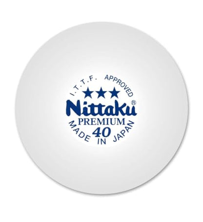 Nittaku Premium 3-Star Balls Celluloid